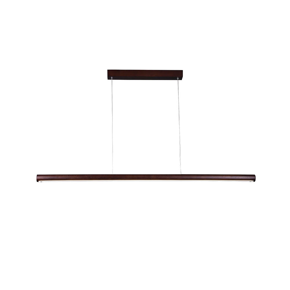 Freya 26W LED Pendant Light Large Walnut / Tri-Colour - LL002PL152LB