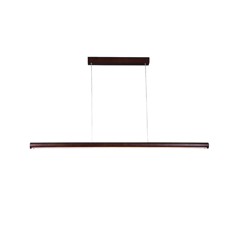 Freya 26W LED Pendant Light Large Walnut / Tri-Colour - LL002PL152LB