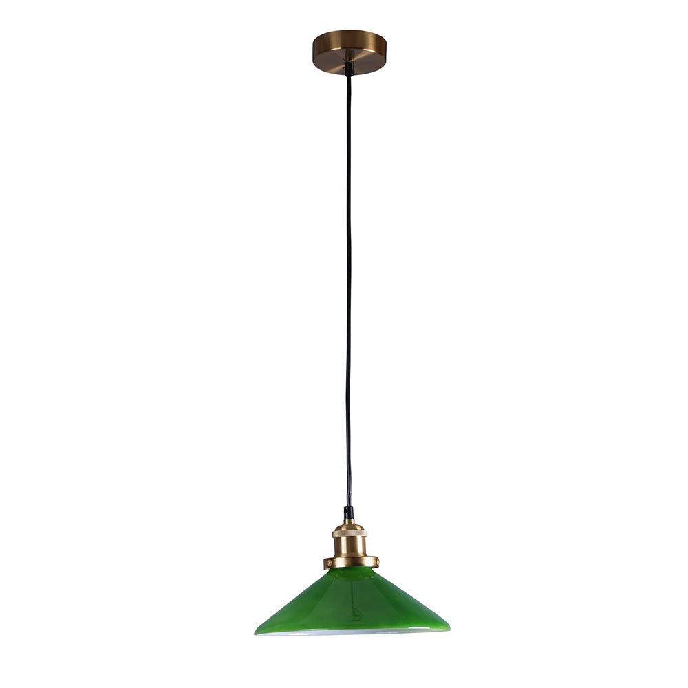 Gemma Glass Pendant Green - LL002PL155G