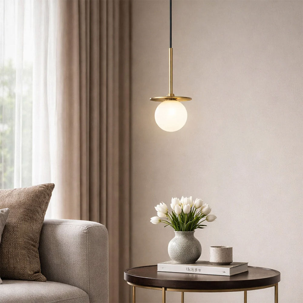 Ophelia 1lt Pendant Brass - LL002PL169