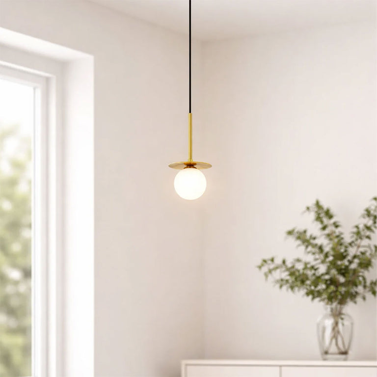 Ophelia 1lt Pendant Brass - LL002PL169