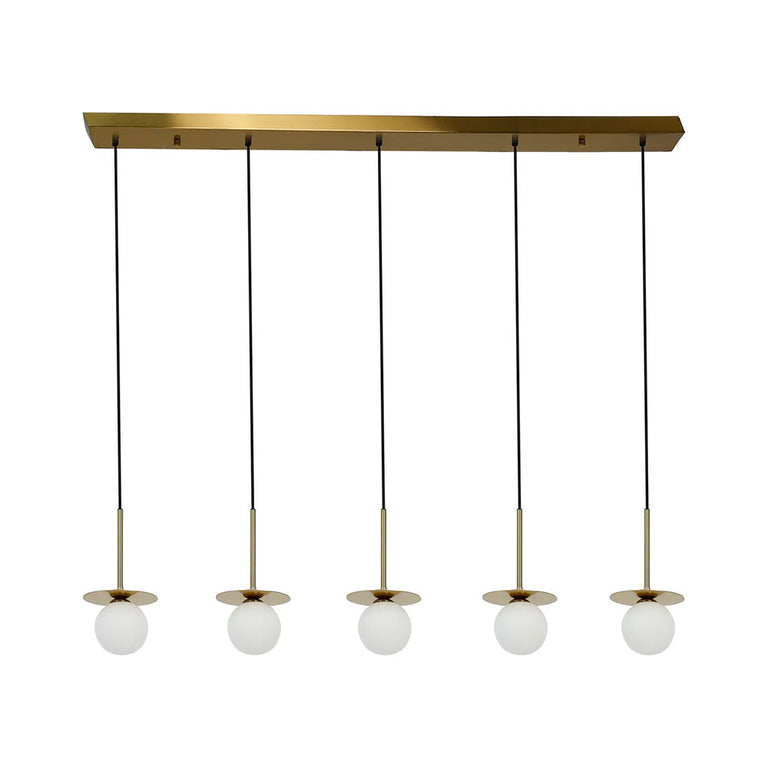 Ophelia 5lt Pendant Brass - LL002PL170
