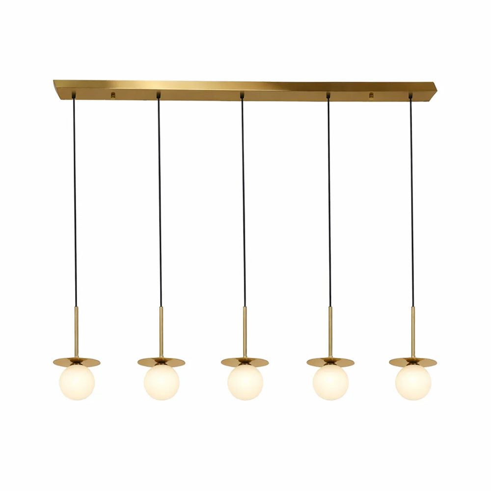 Ophelia 5lt Pendant Brass - LL002PL170