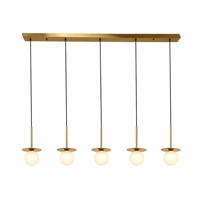 Ophelia 5lt Pendant Brass - LL002PL170