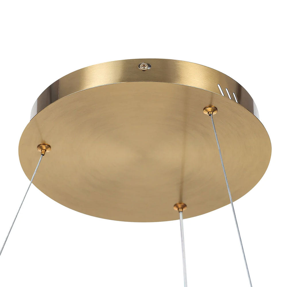 Apex Inbuilt LED CCT Halo Pendant Brass - LL002PL172