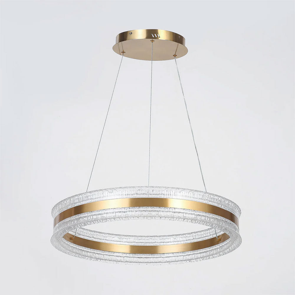 Apex Inbuilt LED CCT Halo Pendant Brass - LL002PL172