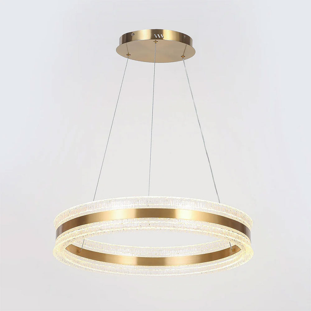 Apex Inbuilt LED CCT Halo Pendant Brass - LL002PL172