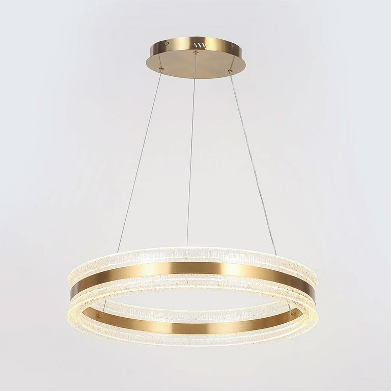 Apex Inbuilt LED CCT Halo Pendant Brass - LL002PL172