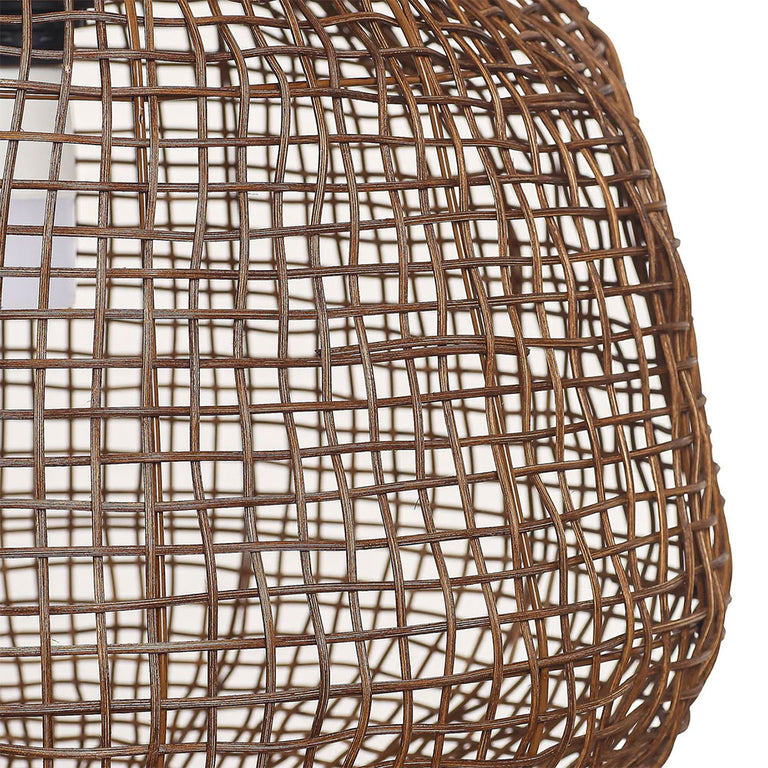 Nerina Rattan Pendant Large Brown - LL002PL175L
