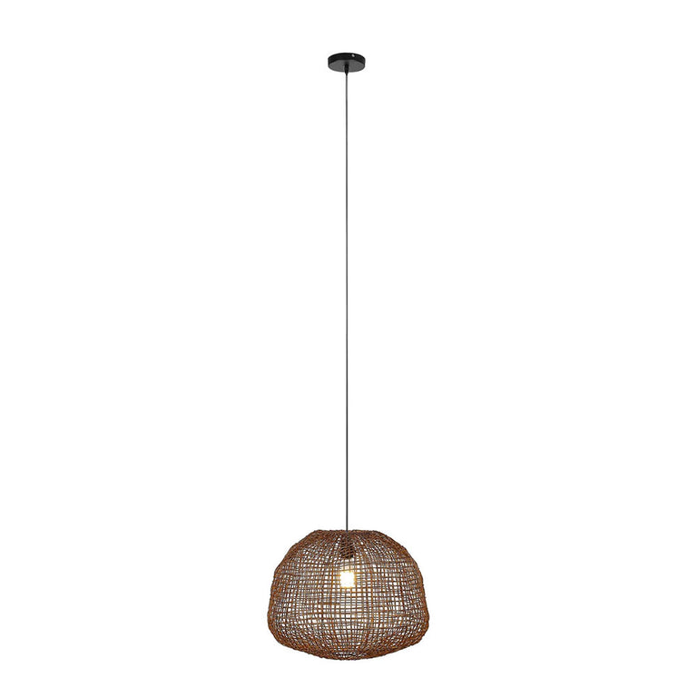 Nerina Rattan Pendant Large Brown - LL002PL175L