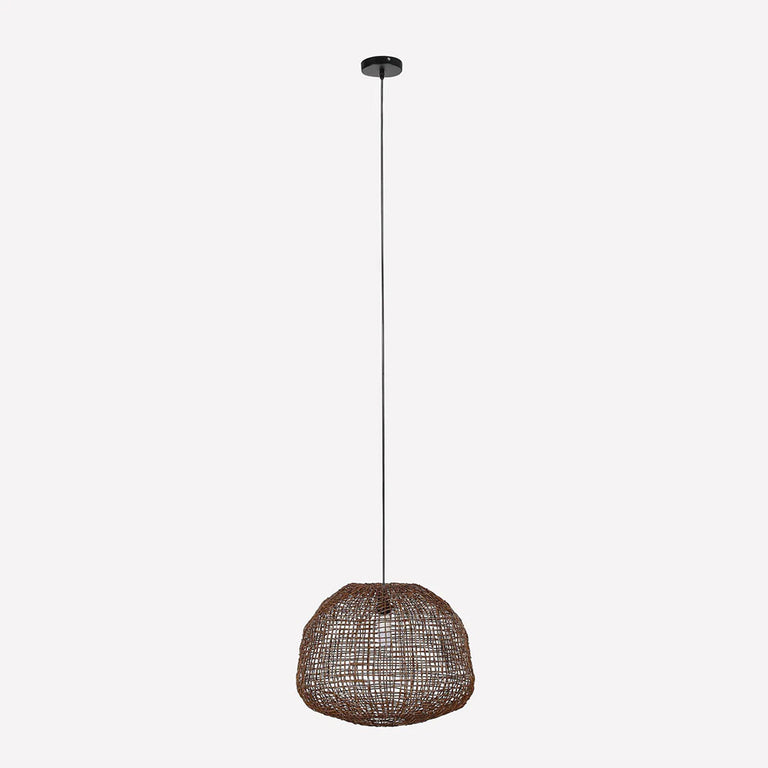 Nerina Rattan Pendant Large Brown - LL002PL175L