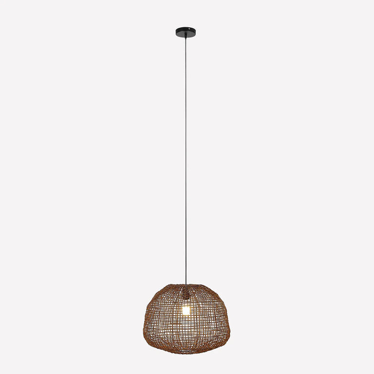 Nerina Rattan Pendant Large Brown - LL002PL175L