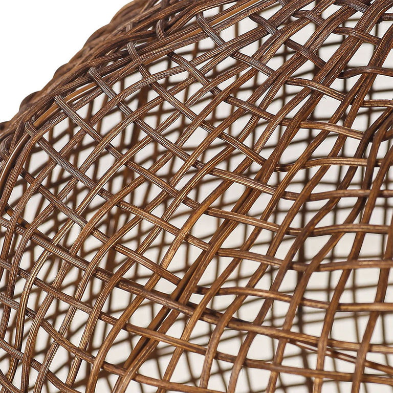 Nerina Rattan Pendant Large Brown - LL002PL175L