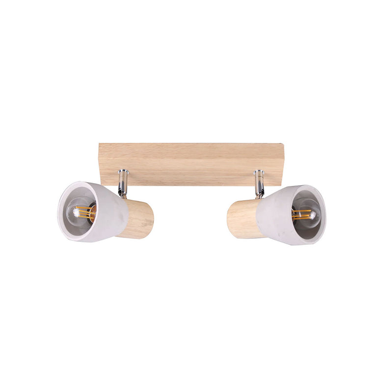Rosalyn Cement 2 Light Spotlight - LL002SL002