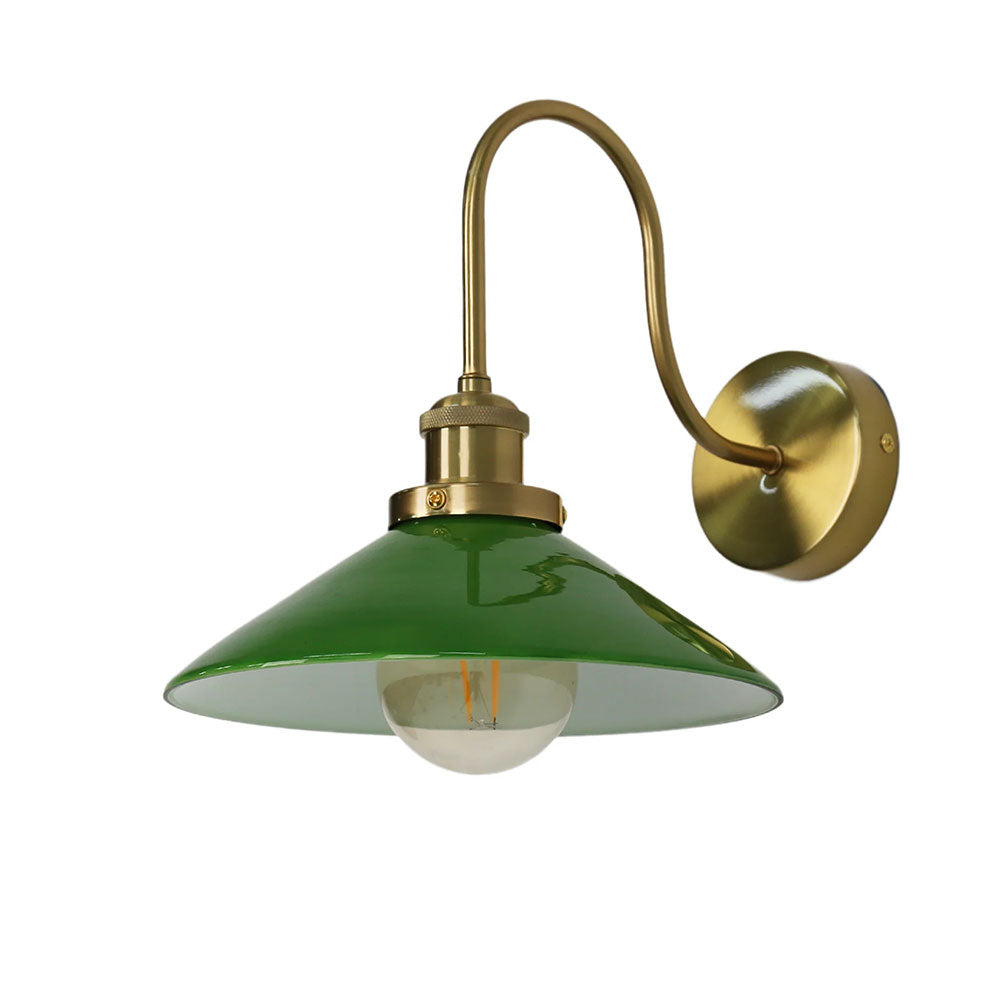 Gemma Glass Wall Light Green - LL002WL008G