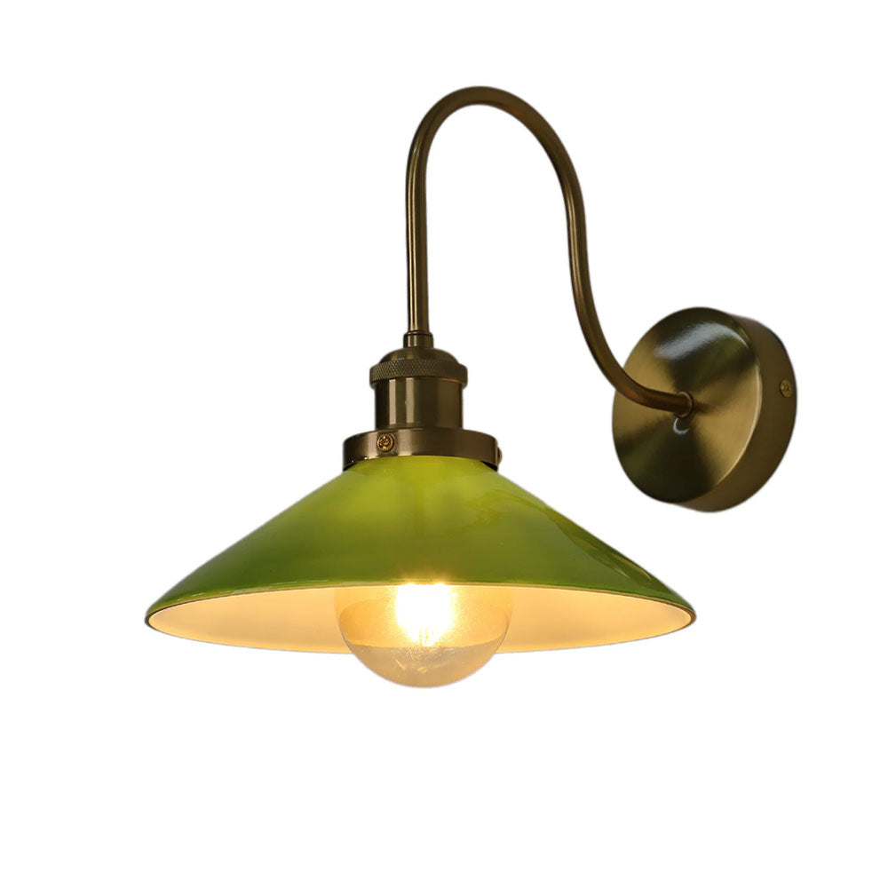 Gemma Glass Wall Light Green - LL002WL008G