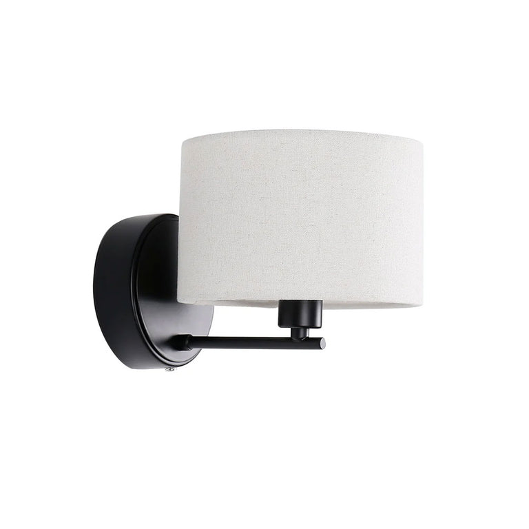 Clarissa Rechargeable Built in LED CCT Dimmable Wall Sconce Black - LL002WL018B