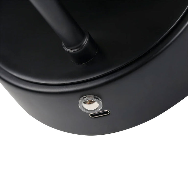 Clarissa Rechargeable Built in LED CCT Dimmable Wall Sconce Black - LL002WL018B