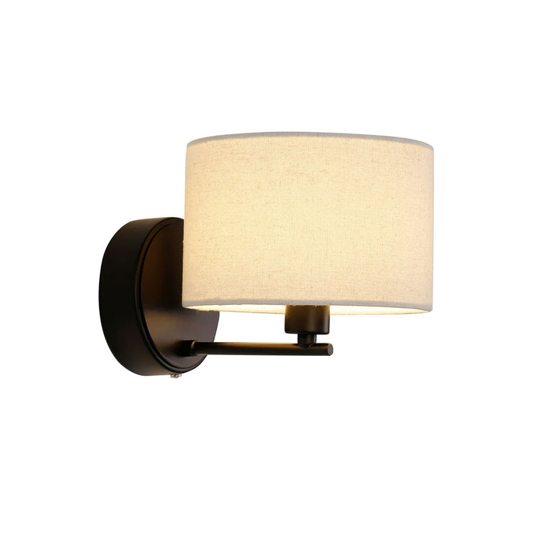 Clarissa Rechargeable Built in LED CCT Dimmable Wall Sconce Black - LL002WL018B