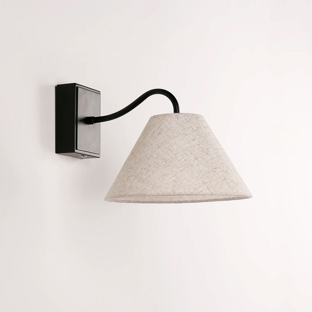 Rosalind Rechargeable Built in LED CCT Dimmable Wall Sconce Black - LL002WL019B