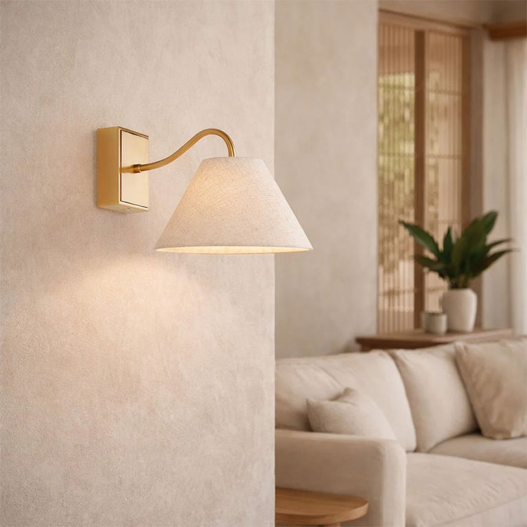 Rosalind Rechargeable Built in LED CCT Dimmable Wall Sconce Brass - LL002WL019BR