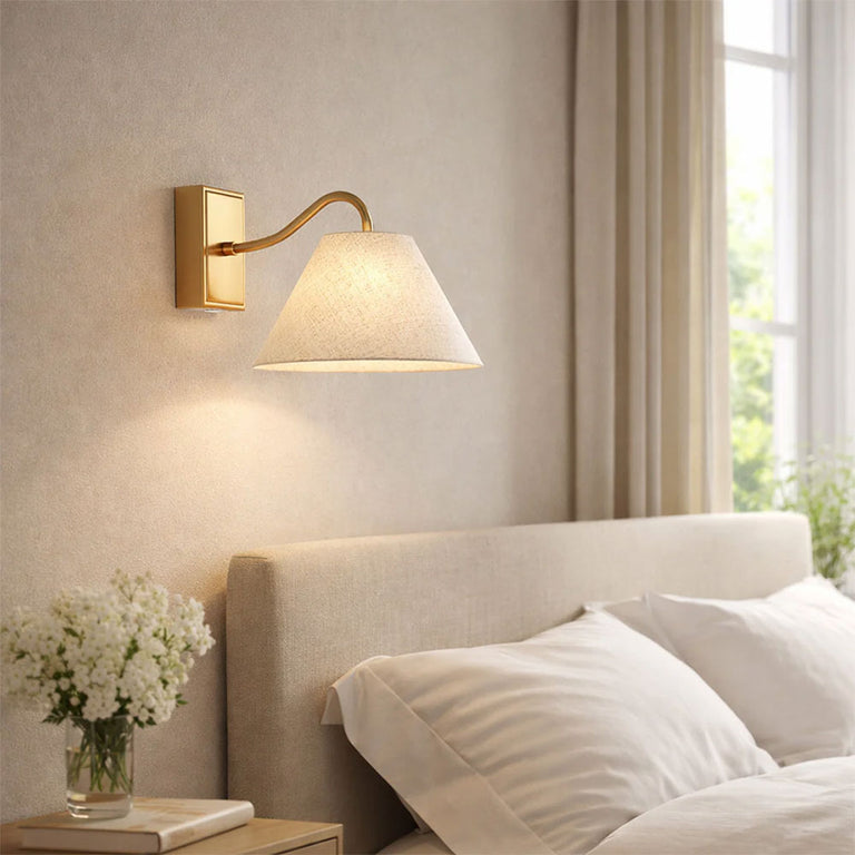 Rosalind Rechargeable Built in LED CCT Dimmable Wall Sconce Brass - LL002WL019BR