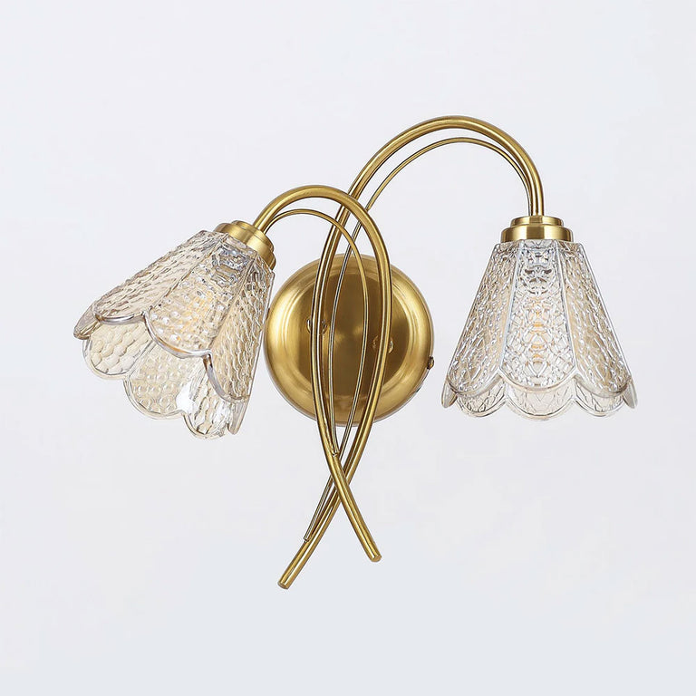 Coraline 2lt Wall Light Champagne - LL002WL021CH