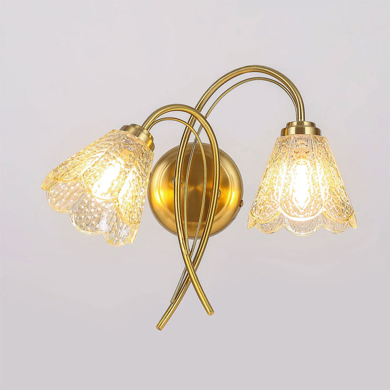 Coraline 2lt Wall Light Champagne - LL002WL021CH