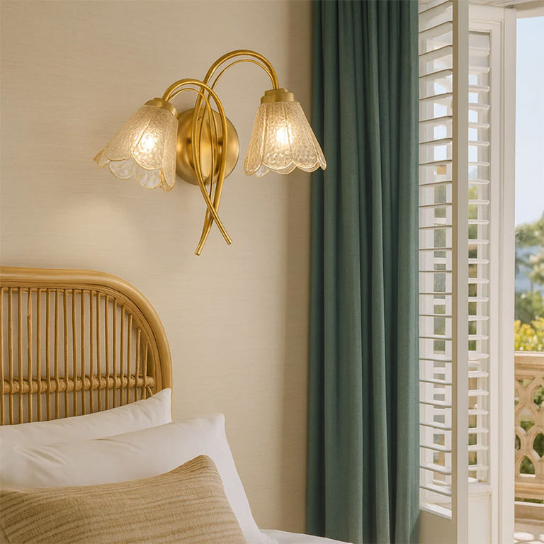 Coraline 2lt Wall Light Champagne - LL002WL021CH