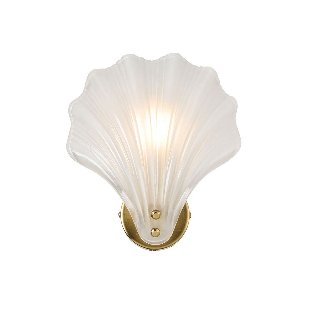 Aurora Wall Sconce Frosted Glass Brass - LL002WL022F