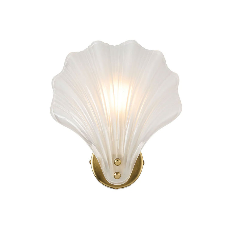 Aurora Wall Sconce Frosted Glass Brass - LL002WL022F
