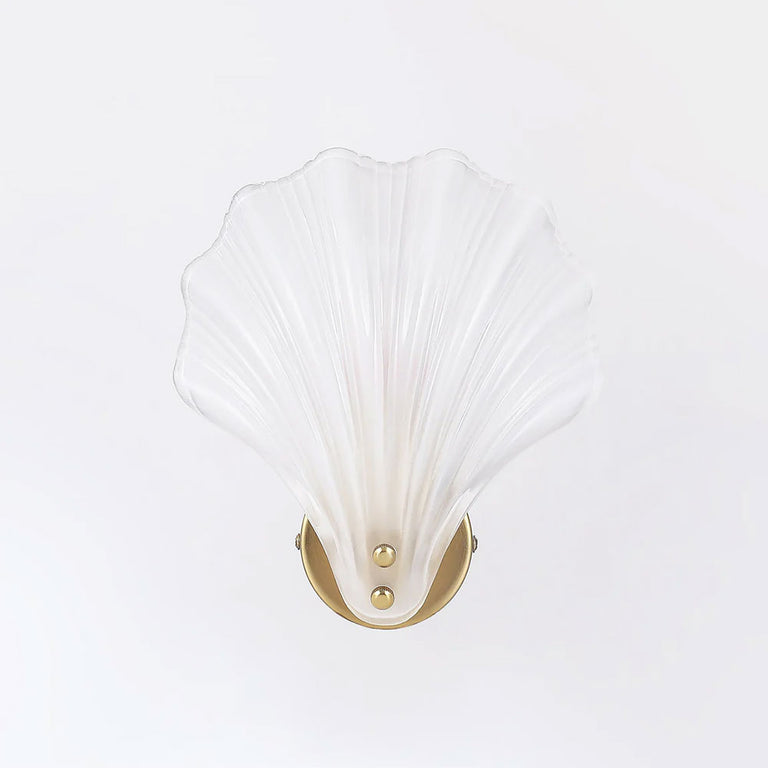 Aurora Wall Sconce Frosted Glass Brass - LL002WL022F