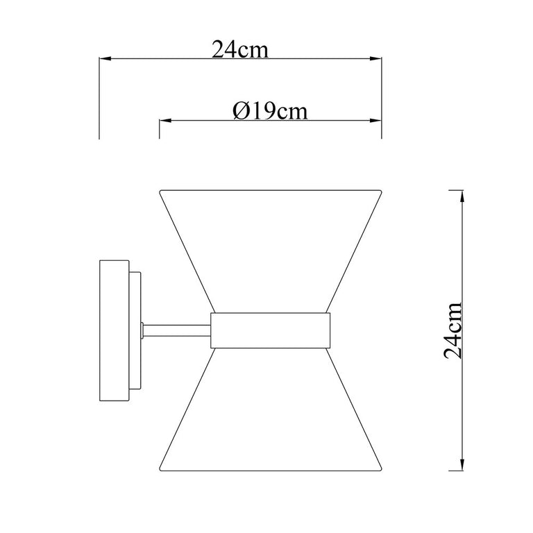 Viviana Wall Lamp Brushed Bronze - Viviana Wall Lamp