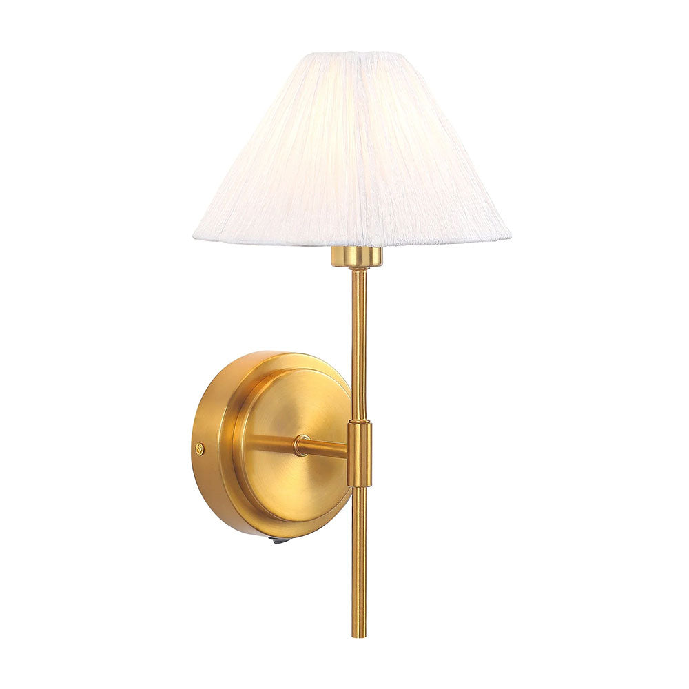 Sigrid Reading Wall Lamp With Charging Ports Brass - LL002WL032