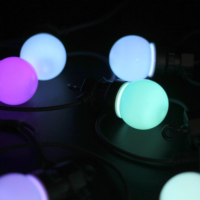 LED Festoon 10 Lights Black Opal RGB - LL001FS05
