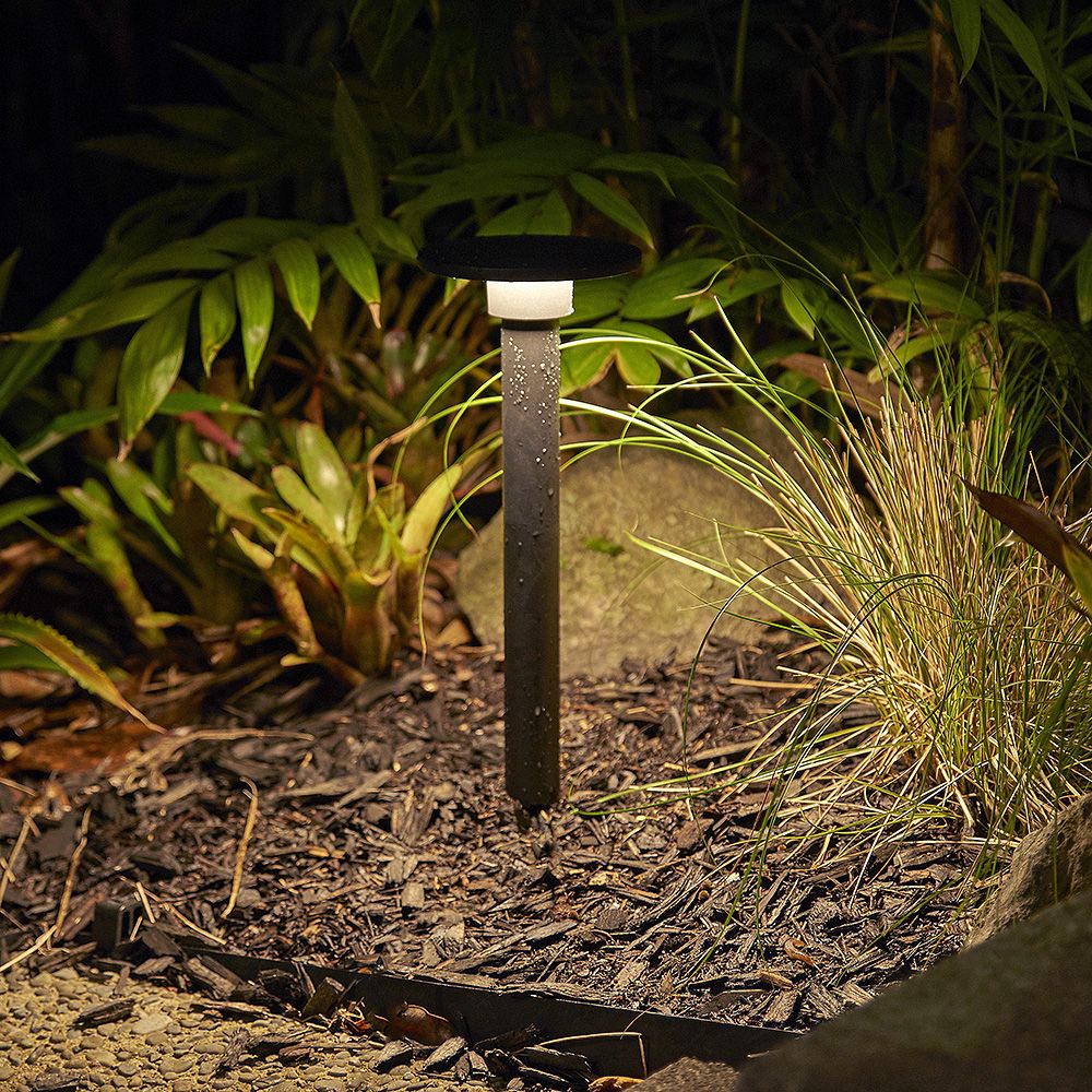 Lindon 4.5W LED Dimmable Garden Light Black / Warm White - LLED105-BL