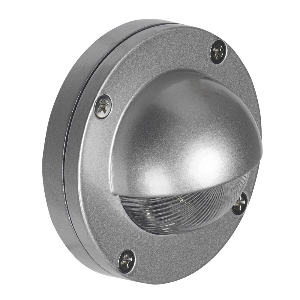 Eyelid 1.5W LED Step Light Silver / Grey / Warm White - LLED3504-SI