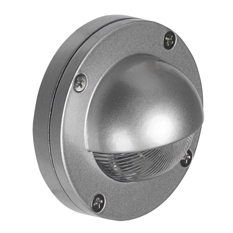 Eyelid 1.5W LED Step Light Silver / Grey / Warm White - LLED3504-SI