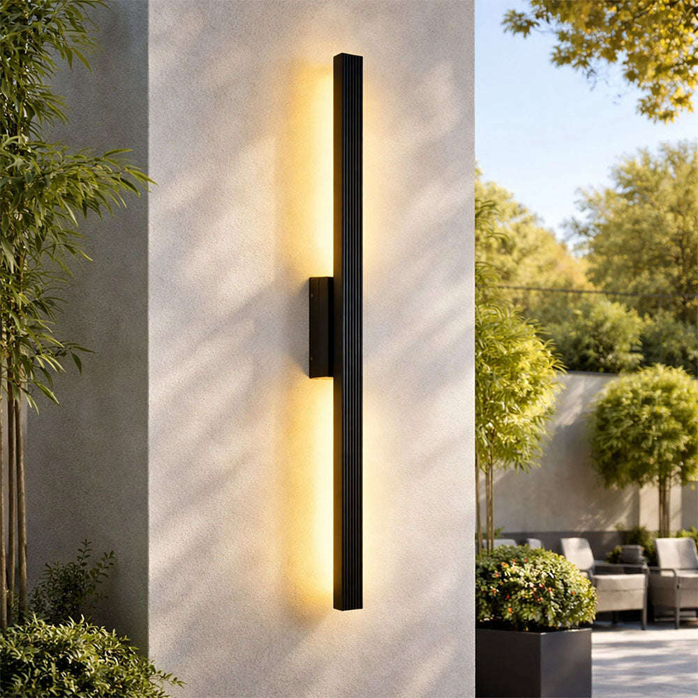 Nadia LED Outdoor Wall Light Matt Black - LLOL050B