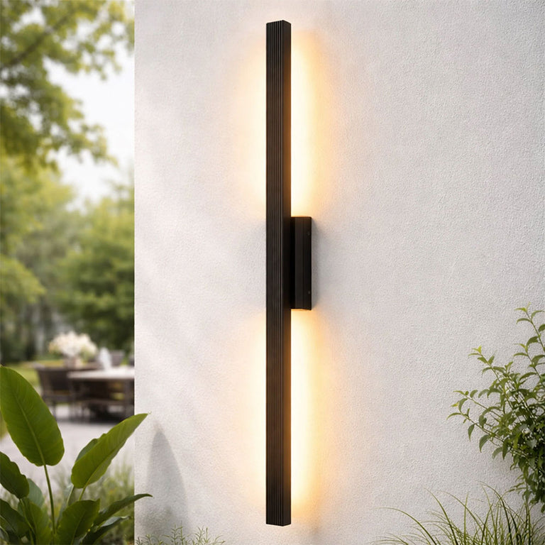 Nadia LED Outdoor Wall Light Matt Black - LLOL050B