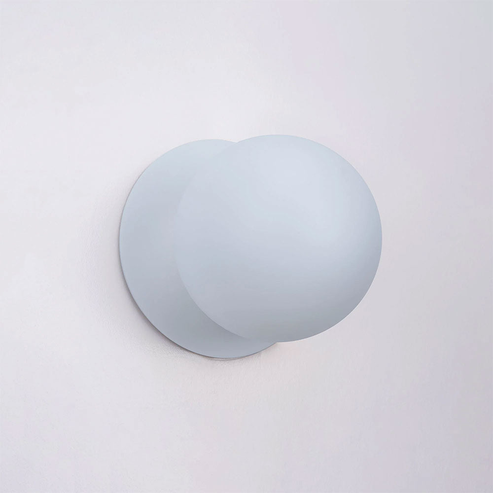 Odessa Opal Frosted Glass LED Wall Light With White Base Small / Cool White - LM002WL045
