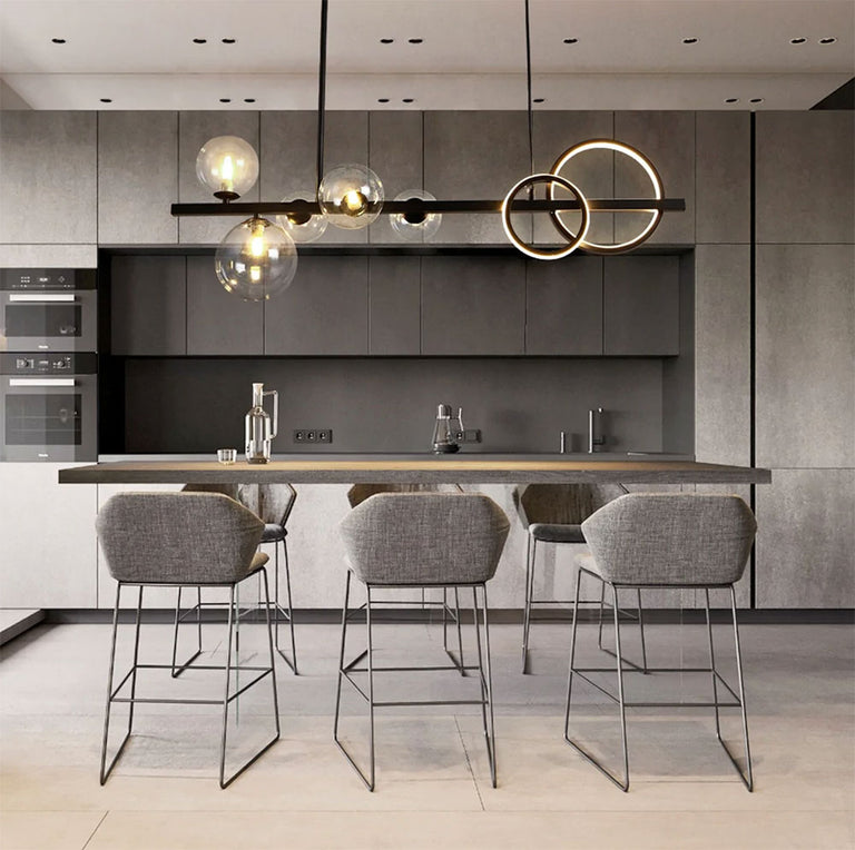 Loco 5 Light Bar Pendant Matt Black / Cool White