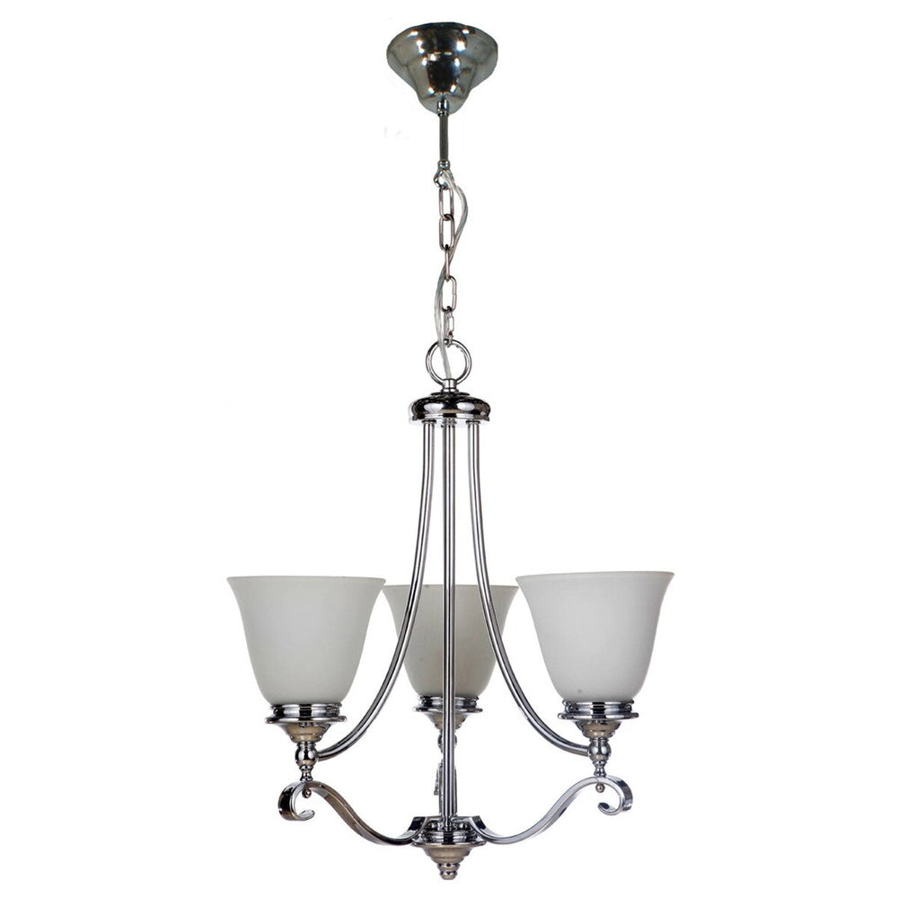 Dallas 3 Light 3 Arm Pendant Chrome - LOI1000124