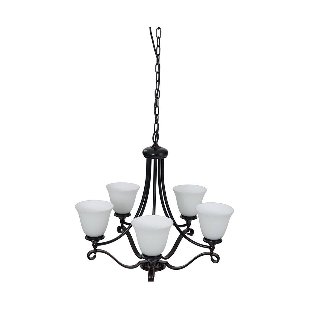 Dallas 5 Light 5 Arm Pendant Bronze - LOI1000127