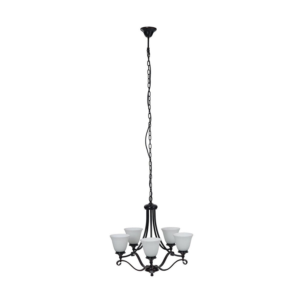 Dallas 5 Light 5 Arm Pendant Bronze - LOI1000127