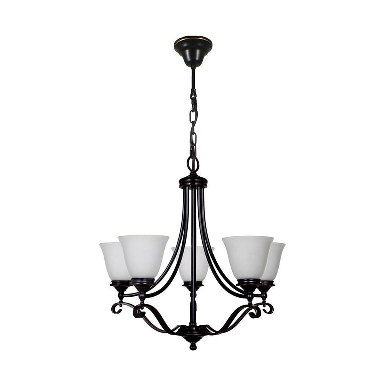 Dallas 5 Light 5 Arm Pendant Bronze - LOI1000127