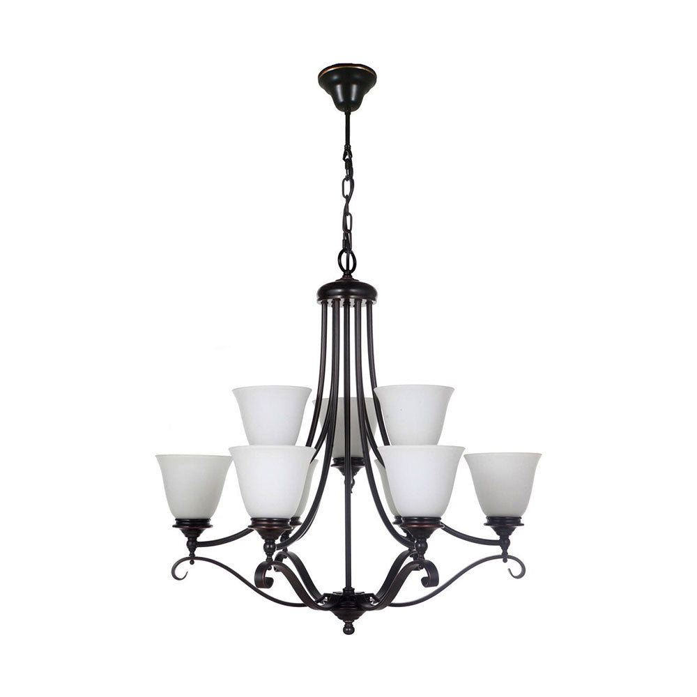 Dallas 9 Light Pendant Bronze - LOI1000129