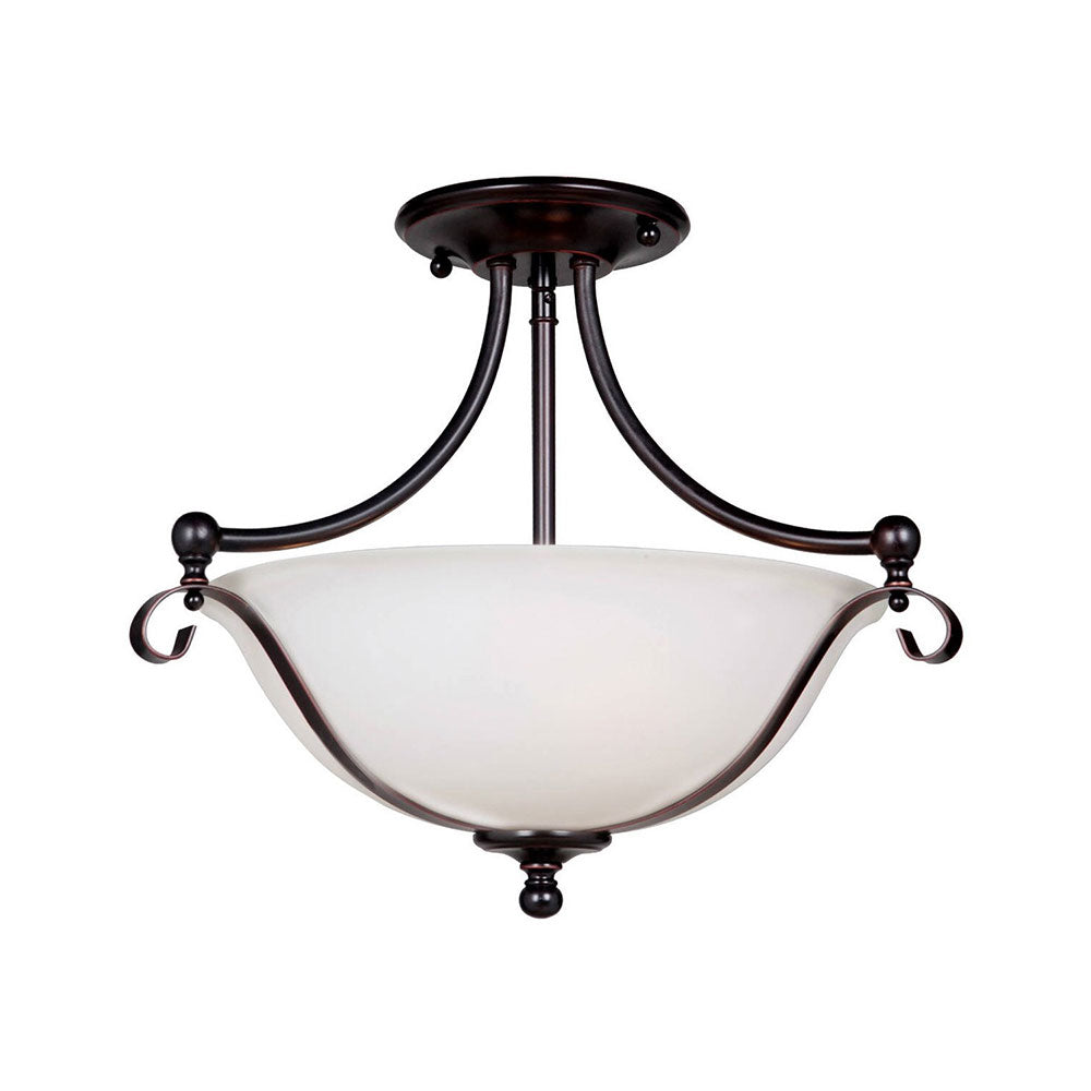 Dallas 2 Light Semi Flush Bronze - LOI1000135