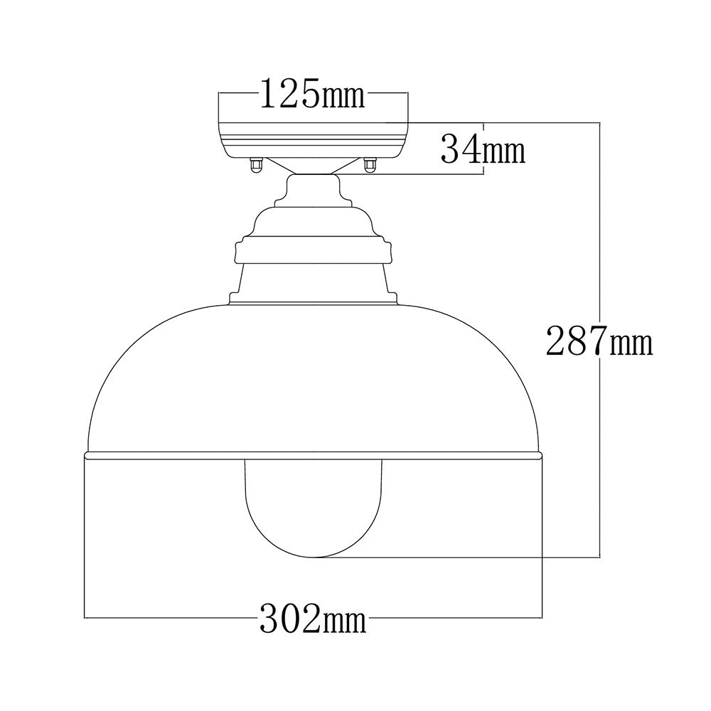 Parkway Under Eave Light Antique Bronze - LOI1001394