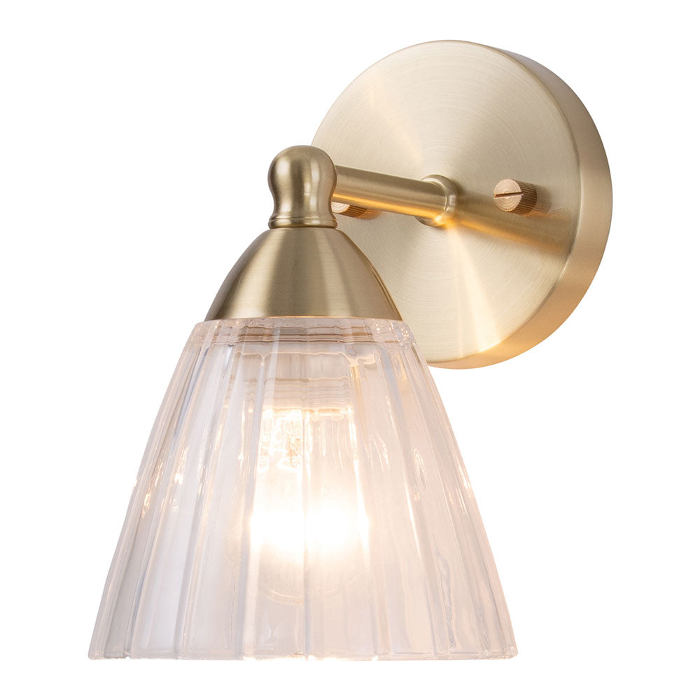 Summit 1 Light Wall Bracket Satin Brass - LOI1001607